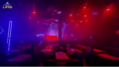 LAYU 10watt and 40 head RGB laser bar installed in nightclub