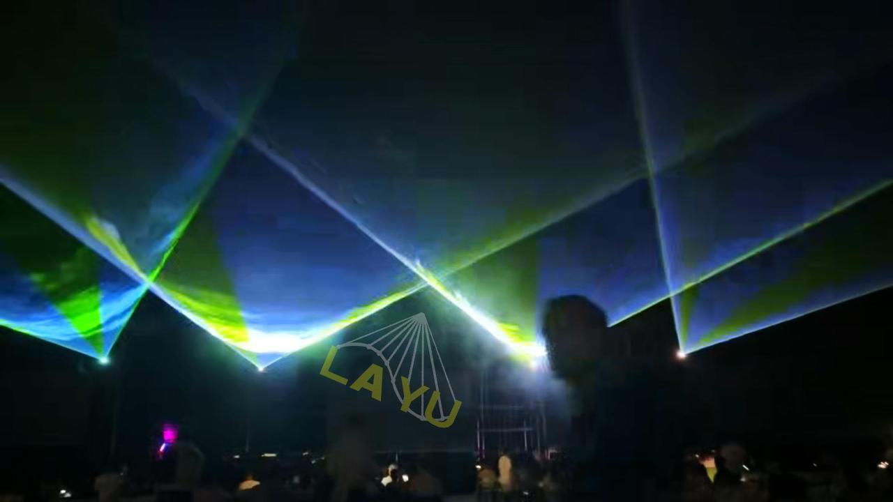 The scene of the performance