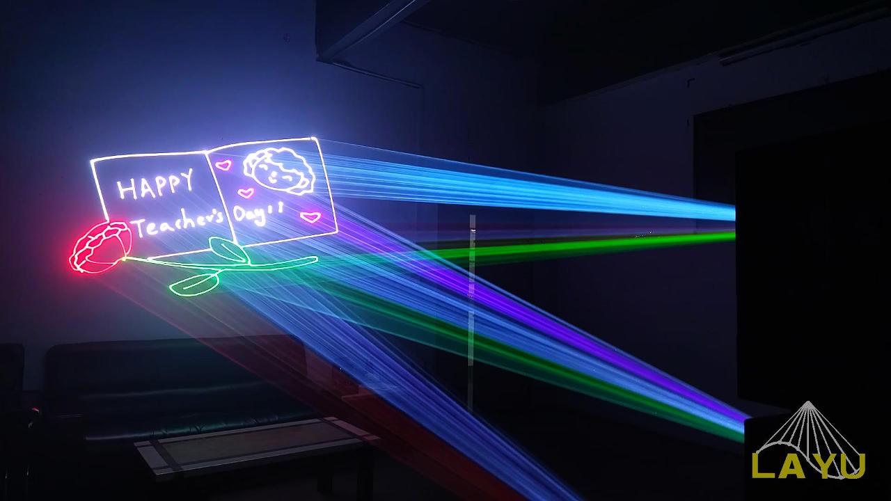 When laser fusion technology meets Teacher's Day