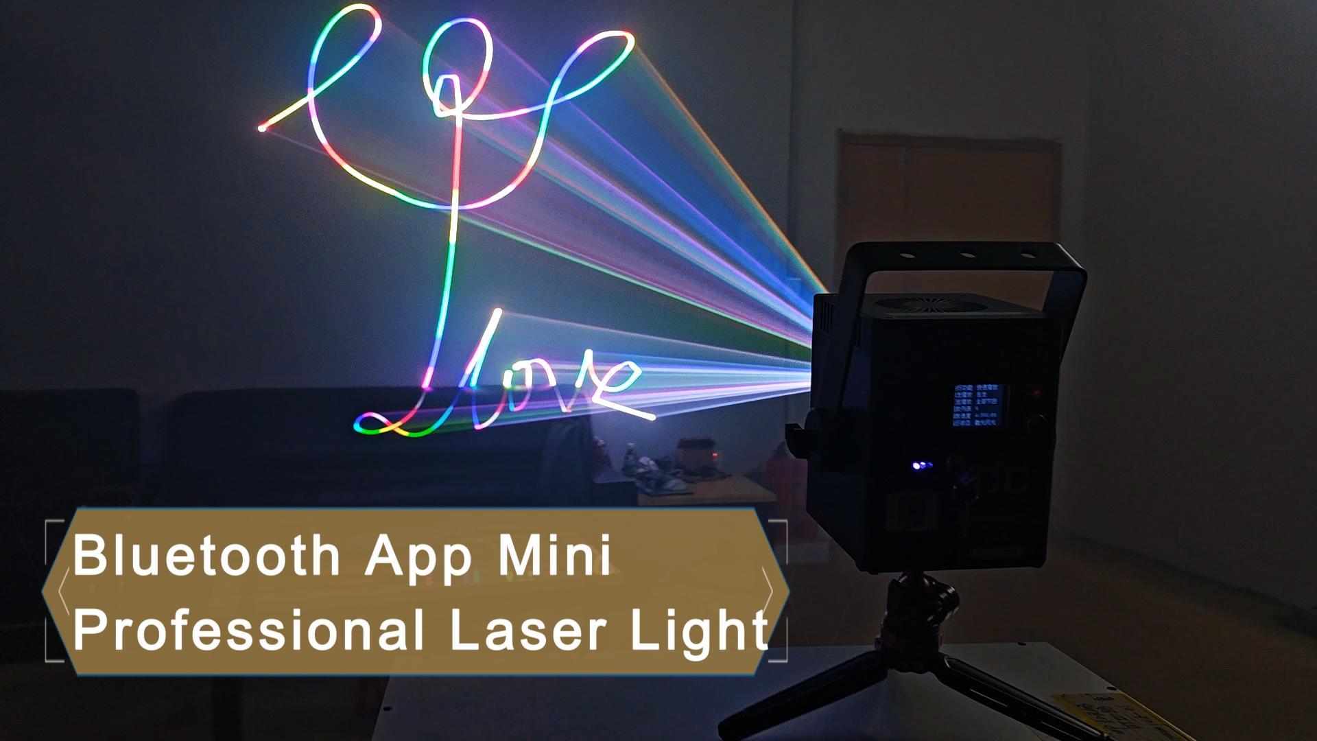 A Bluetooth-controlled animated laser light with powerful features